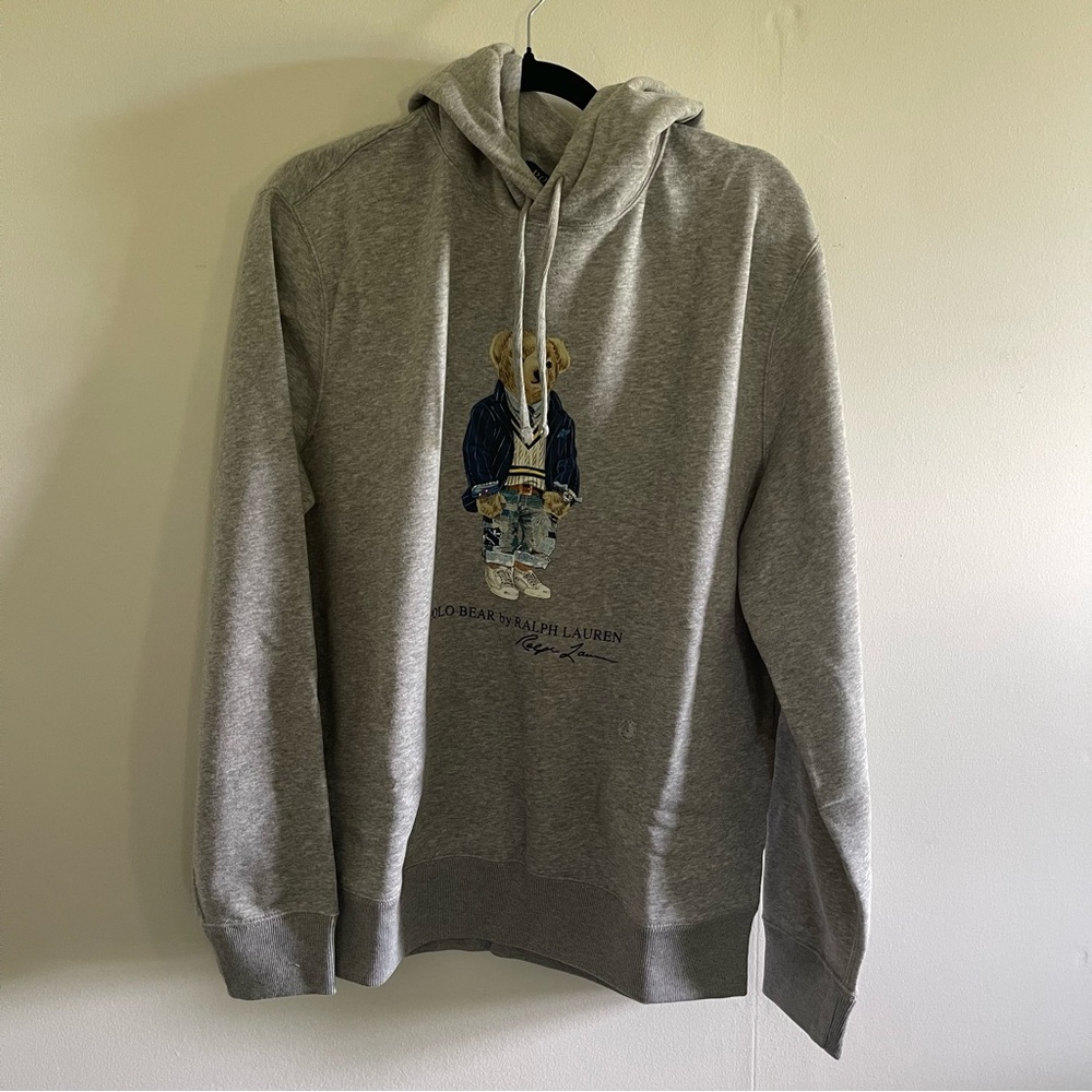 POLO RALPH LAUREN POLO BEAR HOODIE SIZE L